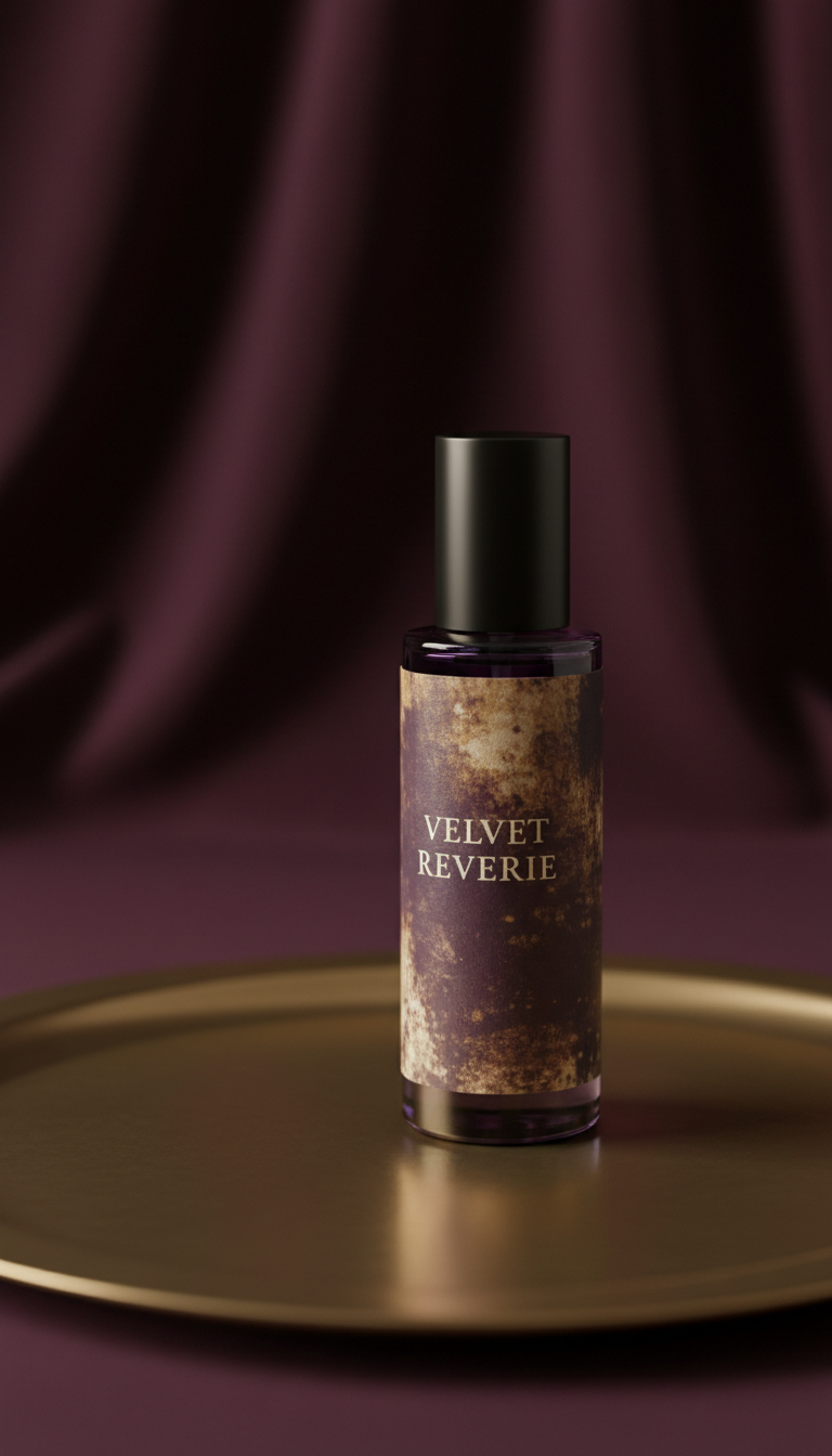 Velvet Reverie perfume oil glass vial