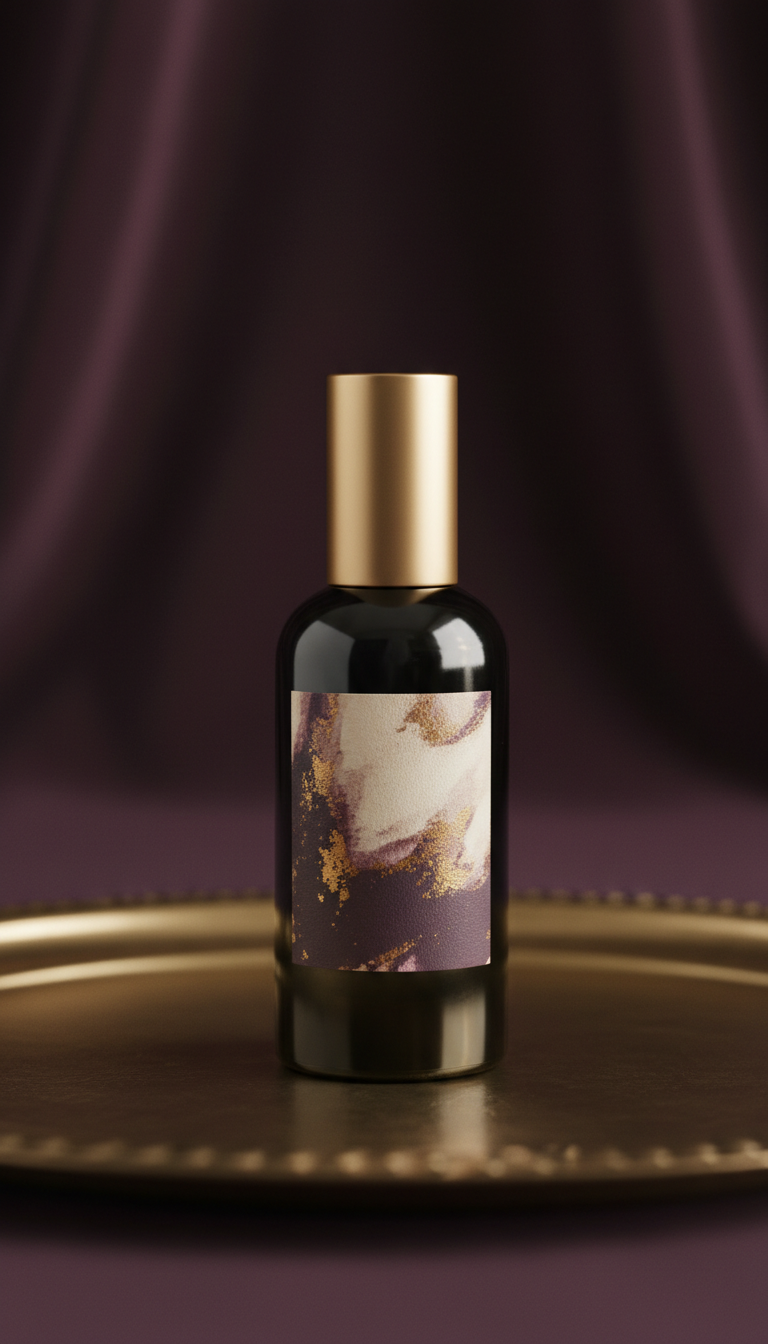 Midnight Whisper perfume oil glass vial